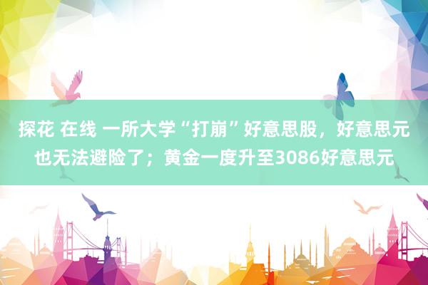探花 在线 一所大学“打崩”好意思股，好意思元也无法避险了；黄金一度升至3086好意思元
